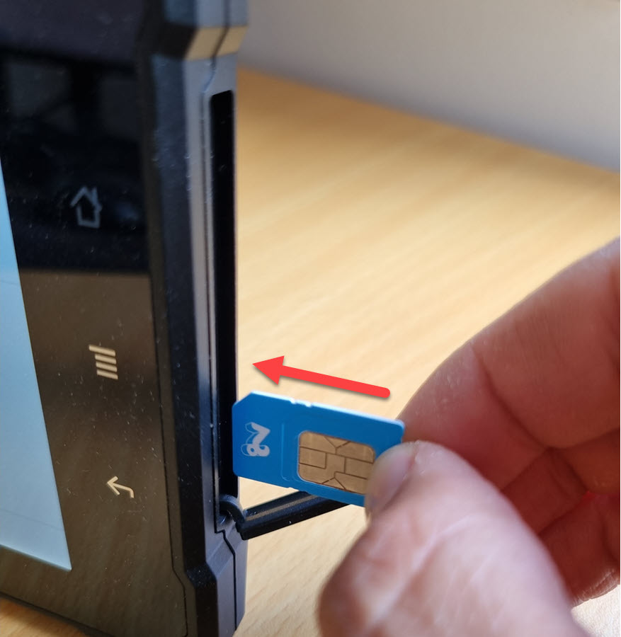 TimeTablet sim card slot location