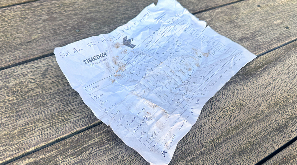 Paper timesheets with a dollar symbol